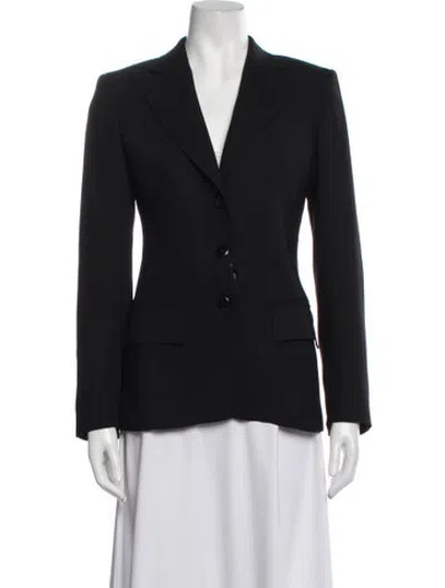 Pre-owned Ferragamo Vintage Blazer In Black
