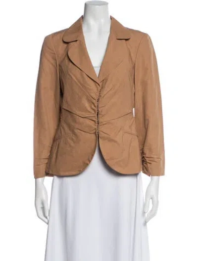 Pre-owned Ferragamo Vintage Blazer In Brown