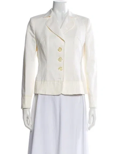 Pre-owned Ferragamo Vintage Blazer In Neutral