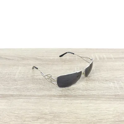 Pre-owned Ferragamo Vintage Chrome Sunglasses In Silver