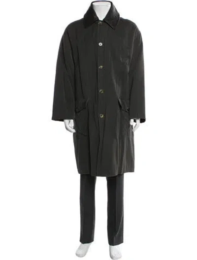 Pre-owned Ferragamo Vintage Coat In Green
