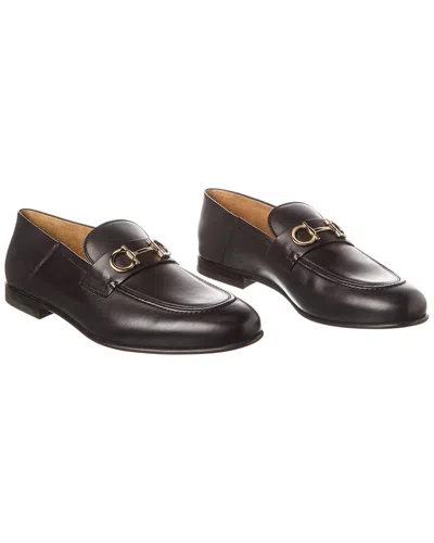 Ferragamo Ottone Loafer In Nero Calf