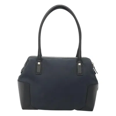 Pre-owned Ferragamo Vintage Handbag Nylon Nylon Handbag () In Black