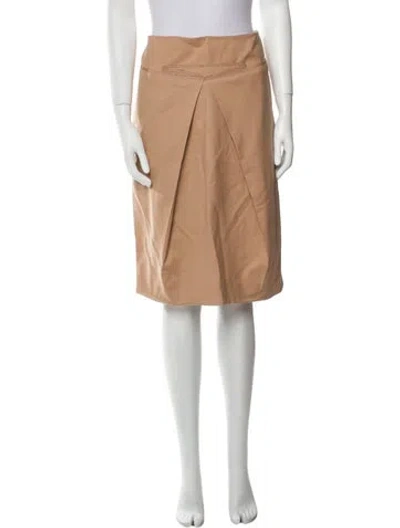 Pre-owned Ferragamo Vintage Knee-length Skirt In Neutral