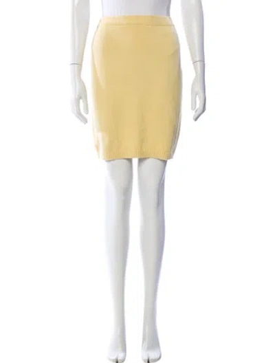 Pre-owned Ferragamo Vintage Mini Skirt In Neutral