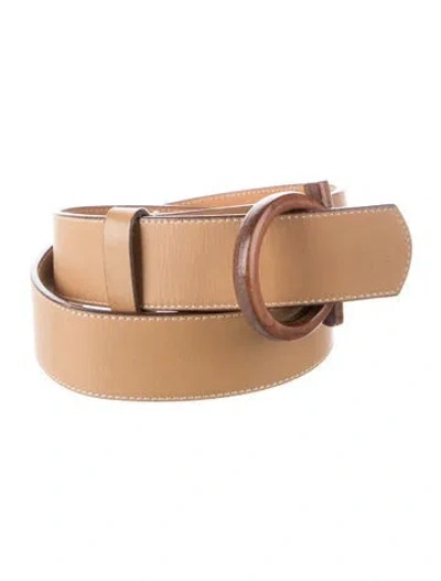 Pre-owned Ferragamo Vintage Skinny Belt In Brown