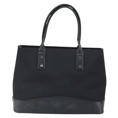 Pre-owned Ferragamo Vintage Tote Bag Canvas Canvas Tote Bag Bag () In Black