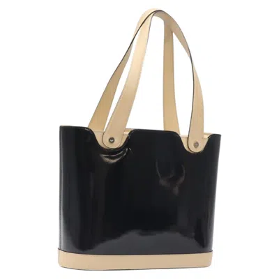 Pre-owned Ferragamo Vintage Tote Bag Patent Leather Patent_leather Tote Bag Bag () In Black