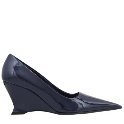 Ferragamo Viola Patent Wedge Pumps