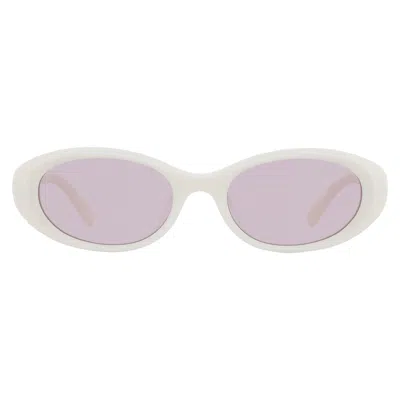 Ferragamo Violet Oval Ladies Sunglasses Sf2124slb 103 53 In Purple