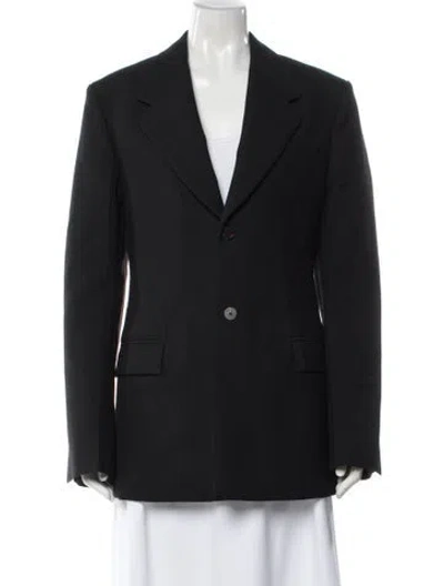 Pre-owned Ferragamo Virgin Wool Blazer In Gray