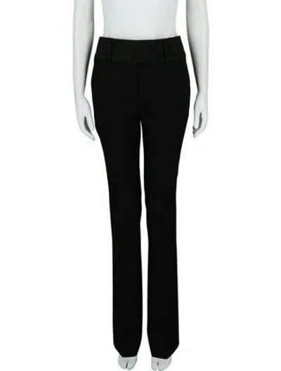 Pre-owned Ferragamo Virgin Wool Pants W/ Tags In Black