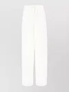 Ferragamo White Viscose Blend Pants
