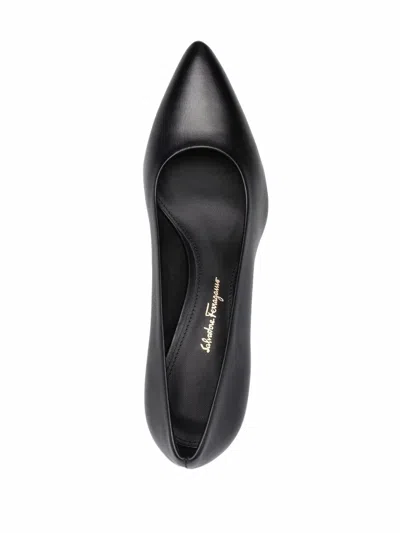Ferragamo Viva 55mm Pointed-toe Pumps In Black