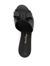 Ferragamo Woman Sandals Black Size 6 Calfskin In Black