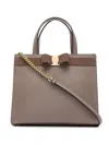 Ferragamo Viva Bow Tote Bag In Caraway Seed Caraway Seed Caraway