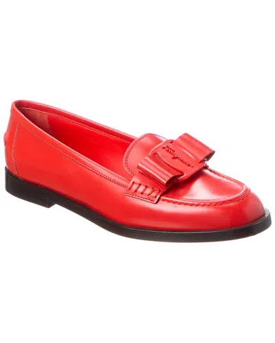 FERRAGAMO FERRAGAMO VIVA LEATHER LOAFER