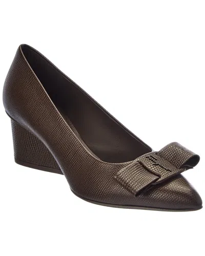 FERRAGAMO FERRAGAMO VIVA LEATHER PUMP