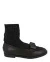 Ferragamo Vivaldo Sock Loafers In Black