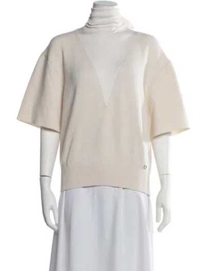 Pre-owned Ferragamo V-neck Sweater W/ Tags In Multicolor