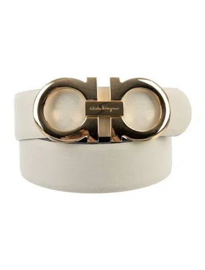 Pre-owned Ferragamo Waist Belt In Neutrals