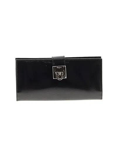 Pre-owned Ferragamo Wallet In Black