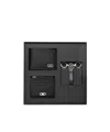 Ferragamo Wallet Card Holder And Keyring Set In Black