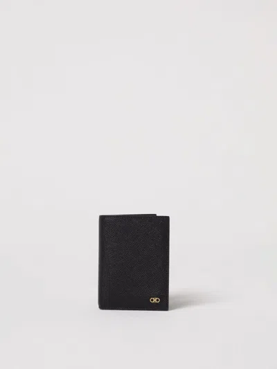 Ferragamo Wallet  Men Color Black In 黑色