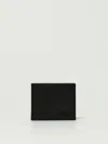 Ferragamo Black Gancini Coin Pocket Wallet In Black
