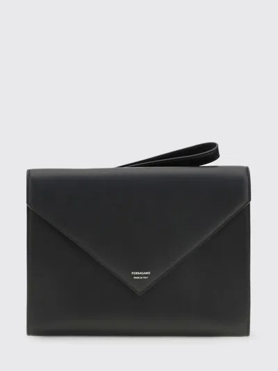 Ferragamo Wallet Men  In Black