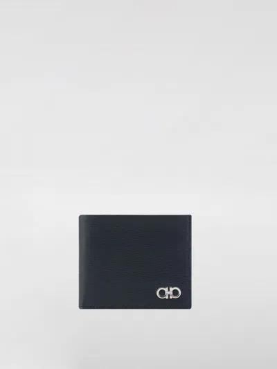Ferragamo Wallet  Men Color Black In 黑色