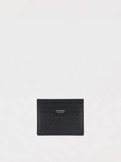 Ferragamo Wallet  Men Color Black In Schwarz
