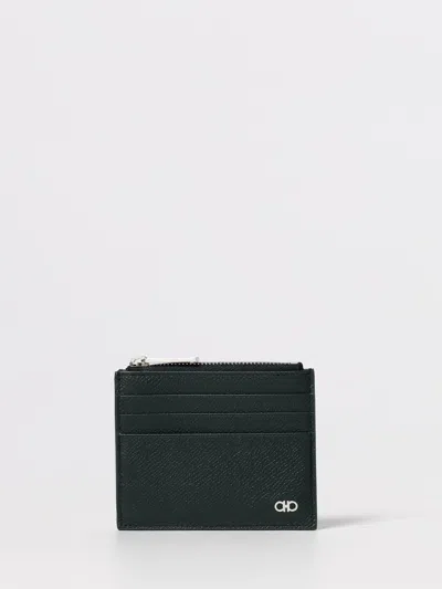 Ferragamo Wallet  Men Color Burgundy In Black
