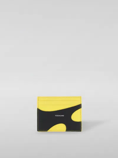 Ferragamo Wallet  Men Colour Yellow