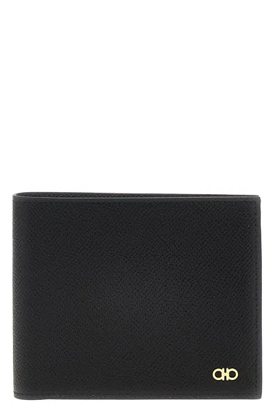 Ferragamo Wallet ' Micro Gancio' In Black