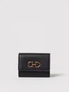 Ferragamo Wallet  Woman Color Black In 黑色