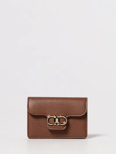 Ferragamo Wallet  Woman Color Leather In Brown