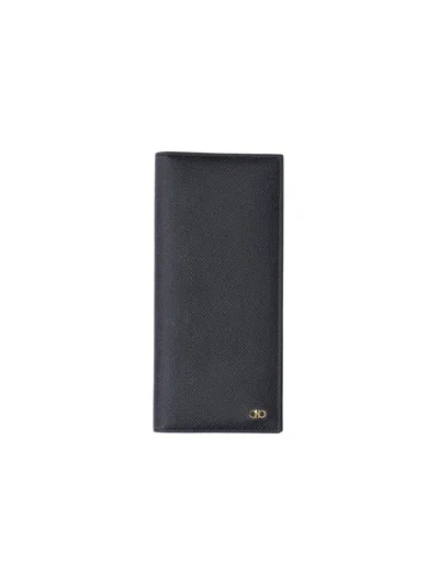 Ferragamo Wallet "gancini" In Black