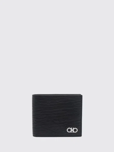Ferragamo Wallet Men Color Black In White