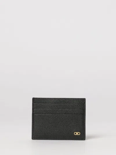 Ferragamo Wallet Men  In Black