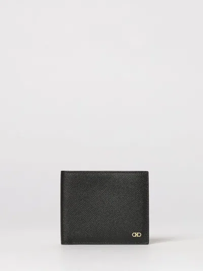 Ferragamo Wallet Men  In Black