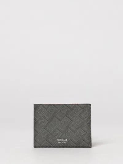 Ferragamo Wallet Men  In Gray