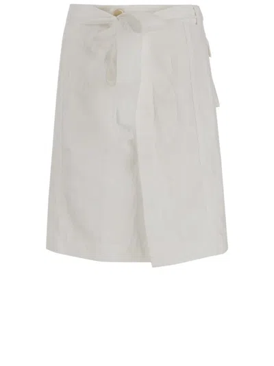 FERRAGAMO WALLET SKIRT MADE OF COTTON BLEND