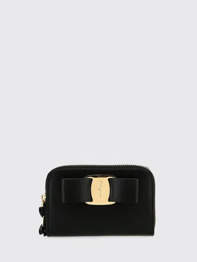 FERRAGAMO FERRAGAMO VARA CALFSKIN WALLET