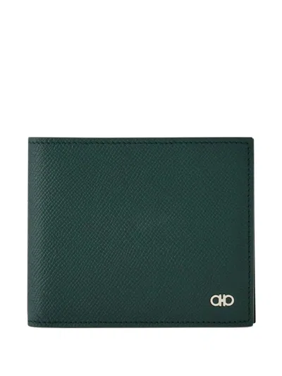 Ferragamo Gancini Green Wallet