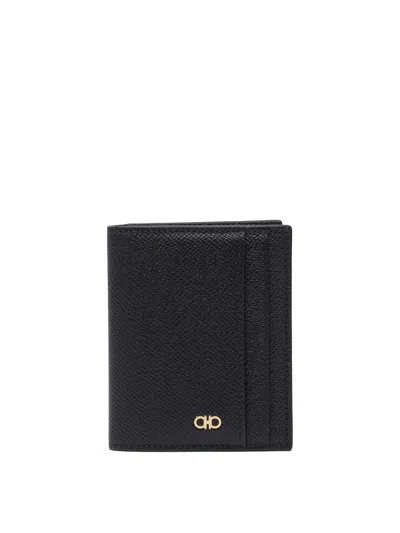 Ferragamo Bi-fold Cardholder Slots In Black