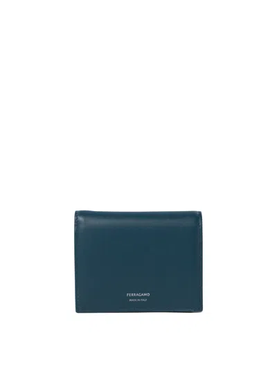 FERRAGAMO WALLETS & CARD HOLDERS BLUE
