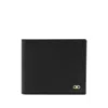 Ferragamo Gancini Folded Wallet In Black