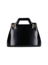 Ferragamo "wanda" Black Leather Handbag