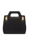 Ferragamo Wanda Gancini-buckle Mini Bag In Black